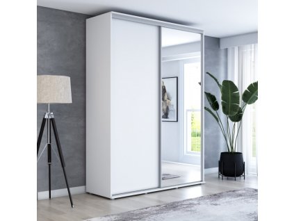 Šatní skříň Baryla 1 šířka 100 cm, výška 220 cm, hloubka 61 cm