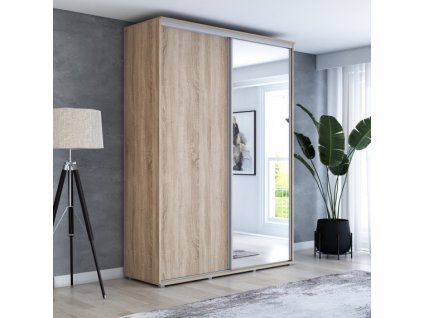 Šatní skříň Baryla 1 šířka 180 cm, výška 220 cm, hloubka 61 cm