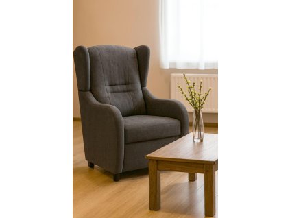 Relaxační křeslo ušák René Aston 17 antracit