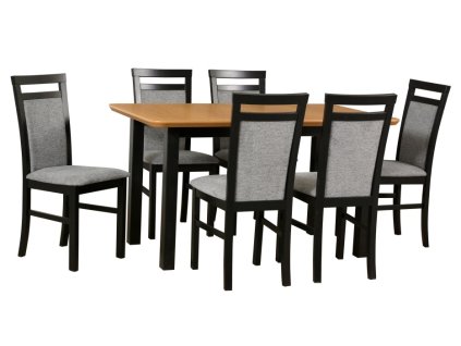 MILANO 5 czarny (37A aragon 93)+ WENUS 2S czarny blat dąb naturalny (low res)