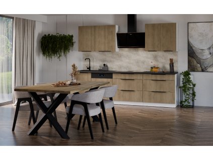 Cremona WH 270 cm, stoł Malmo Linear v2