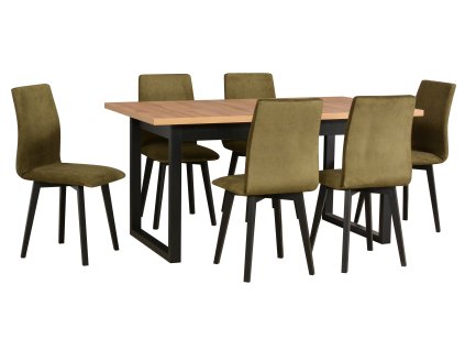 LUNA 2 czarny (17B)+ IKON 3 L czarny blat artisan (2)