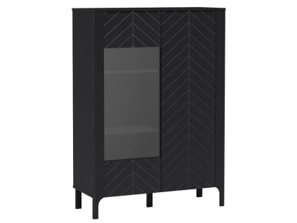 str malumi 03 witrynaniska dwudrzwiowa szafka komoda wysoka przeszklona z szyba n TbQUb0Q