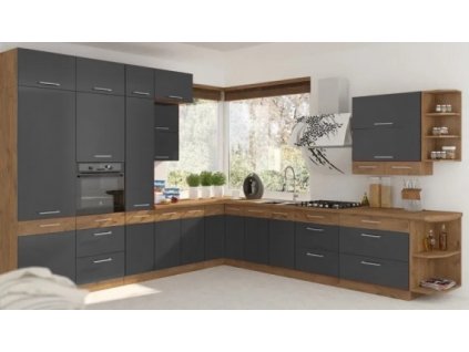 Kuchyňská linka Vigo Matera mat + pracovní deska - Sestava 2