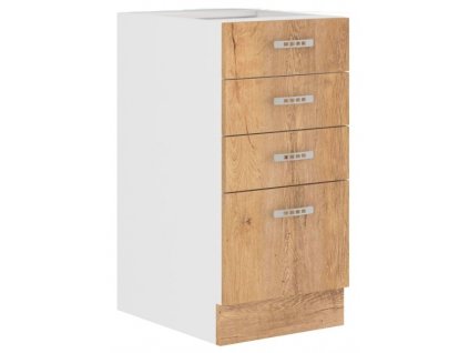 Kuchyňská skříňka Sara lefkas - dolní 40 D 4S šuplíková