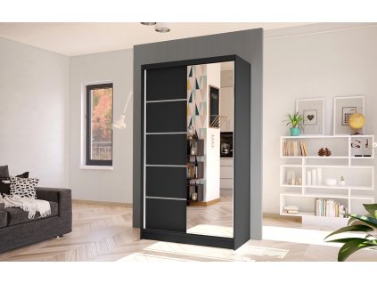 Skříň Diem III 100 - černá