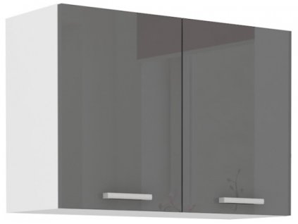 Kuchyňská skříňka Sonia šedý lesk - horní 80 G-60 2F