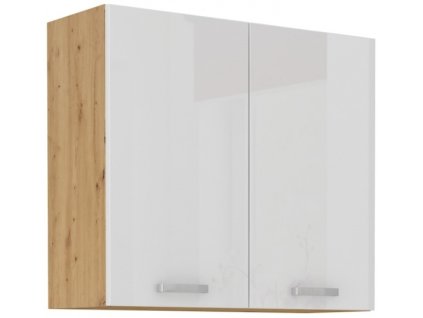 Kuchyňská skříňka Artisan bílý lesk - horní 80 G-72 2F