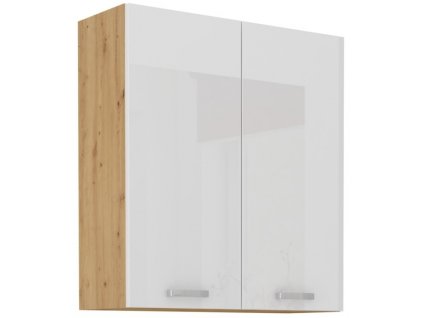 Kuchyňská skříňka Artisan bílý lesk - horní 80 G-90 2F