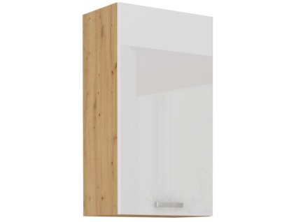 Kuchyňská skříňka Artisan bílý lesk - horní 45 G-90 1F
