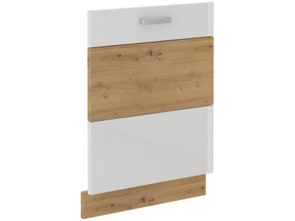 Kuchyňská skříňka Artisan bílý lesk - ZM 713 x 596 dvířka pro vestavnou myčku