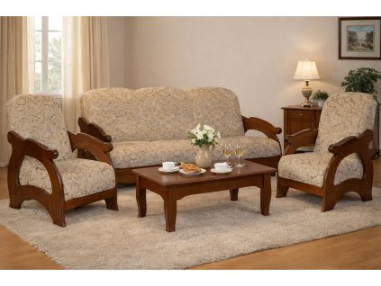 Sedací souprava Viki sv. hnědá