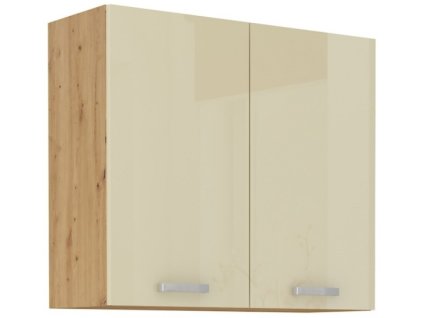 Kuchyňská skříňka Artisan krémový lesk - horní 80 G-72 2F
