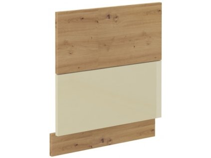 Kuchyňská skříňka Artisan krémový lesk - ZM 570 x 596 dvířka pro vestavnou myčku
