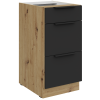 Kuchyňská skříňka Aria BL-AR - dolní 40 D 3S šuplíková PREMIUM BOX