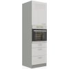 Kuchyňská skříňka Bianca - 60 DPS-210 3S 1F sloupek se zabudovanou troubou, šuplíkový PREMIUM BOX