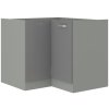Kuchyňská skříňka Grey - dolní rohová 90x90 DN 2F
