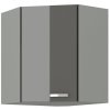 Kuchyňská skříňka Grey - horní rohová 60x60 GN-72 1F (45°)