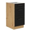 Kuchyňská skříňka Modena - dolní 40 D 3S šuplíková QUADRO