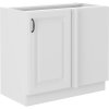 Kuchyňská skříňka Stilo WHWH - dolní rohová maskovnice 105 ND 1F, bílá + bílá