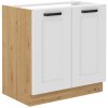 Kuchyňská skříňka Luna WHAR - dolní 80 ZL 2F dřezová