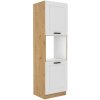 Kuchyňská skříňka Luna WHAR - 60 DP-210 2F sloupek se zabudovanou troubou, dvířka