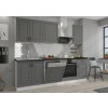 Kuchyňská linka Stilo DustGRWH - Sestava 5, Dust Grey + bílá