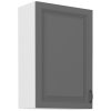 Kuchyňská skříňka Stilo DustGRWH - horní 60 G-90 1F, Dust Grey + bílá