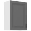 Kuchyňská skříňka Stilo DustGRWH - horní 50 G-72 1F, Dust Grey + bílá