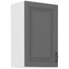 Kuchyňská skříňka Stilo DustGRWH - horní 45 G-72 1F, Dust Grey + bílá