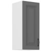 Kuchyňská skříňka Stilo DustGRWH - horní 30 G-72 1F, Dust Grey + bílá
