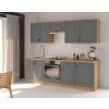 Kuchyňská linka Stilo DustGRAR - Sestava 2, Dust Grey + Artisan