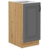 Kuchyňská skříňka Stilo DustGRAR - dolní 40 D 1F, Dust Grey + Artisan