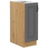 Kuchyňská skříňka Stilo DustGRAR - dolní 30 D Cargo, Dust Grey + Artisan