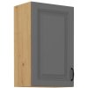 Kuchyňská skříňka Stilo DustGRAR - horní 45 G-72 1F, Dust Grey + Artisan
