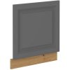 Kuchyňská skříňka Stilo DustGRAR - ZM 570 x 596 cm dvířka pro vestavnou myčku, Dust Grey + Artisan