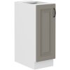 Kuchyňská skříňka Stilo ClayGRWH - dolní 30 D Cargo, Clay Grey + bílá