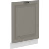 Kuchyňská skříňka Stilo ClayGRWH - ZM 713 x 596 cm dvířka pro vestavnou myčku, Clay Grey + bílá