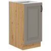 Kuchyňská skříňka Stilo ClayGRAR - dolní 40 D 1F, Clay Grey + Artisan