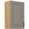 Kuchyňská skříňka Stilo ClayGRAR - horní 45 G-72 1F, Clay Grey + Artisan
