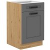 Kuchyňská skříňka Luna DustGRAR - dolní 50 D 1F 1S dvířka + šuplík PREMIUM BOX