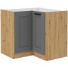 Kuchyňská skříňka Luna DustGRAR - dolní rohová 90x90 DN 2F
