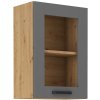 Kuchyňská skříňka Luna DustGRAR - horní vitrína 40 GS-72 1F