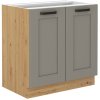 Kuchyňská skříňka Luna ClayGRAR - dolní 80 D 2F