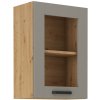 Kuchyňská skříňka Luna ClayGRAR - horní vitína 40 GS-72 1F