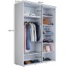 Šatní skříň Majda 2 - šířka 200 cm, výška 242 cm