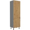 Kuchyňská skříňka Ava AR/ANT - 60 LO-215 2F sloupek pro zabudování lednice