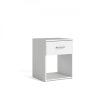 Noční stolek Sid 1S bílý