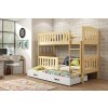 Patrová postel s přistýlkou Kuba borovice