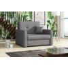 Rozkládací křeslo Vivian Bis I šedé